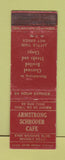 Matchbook Cover - Armstrong Schroder Cafe Beverly Hills CA WORN