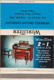 Matchbook Cover - Wurlitzer Organs Salem OR 40 Strike