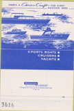 Matchbook Cover - Chris Craft Boats Lake Dallas TX 40 Strike