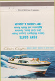 Matchbook Cover - Chris Craft Boats East Lansing Jackson MI 40 Strike