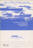 Matchbook Cover - Chris Craft Boats East Lansing Jackson MI 40 Strike