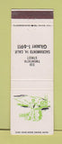 Matchbook Cover - 330 Twentieth Street Sacramento CA