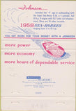 Matchbook Cover - Johnson Boat Motors Pontiac MI 40 Strike