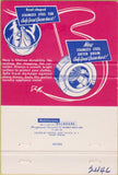 Matchbook Cover - Speed Queen Washer Dryer Wallaceburg girlie 40 Strike