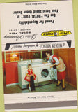Matchbook Cover - Speed Queen Washer Dryer Royal Pair girlie 40 Strike
