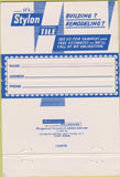 Matchbook Cover - Bostn Tile Terrazzo Detroit MI girlie 40 Strike