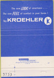 Matchbook Cover - Kroehler Furniture BLANK girlie 40 Strike
