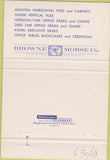 Matchbook Cover - Brown Morse Filing Storage Girlie 40 Strike