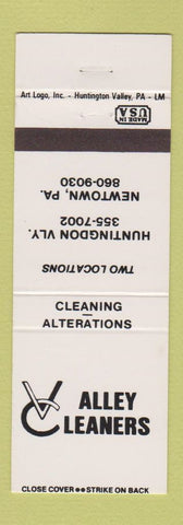 Matchbook Cover - Valley Cleaners Newtown PA