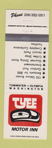 Matchbook Cover - Tyee Motor Inn Tumwater Olympia WA