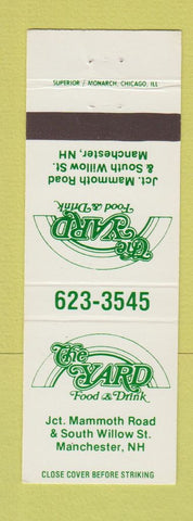 Matchbook Cover - Yard Restaurant Manchester NH