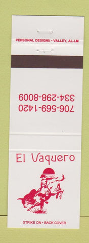 Matchbook Cover - El Vaquero
