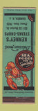 Matchbook Cover - Kenney's Steaks Chops lobster Camden NJ