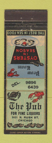 Matchbook Cover - The Pub Chicago IL