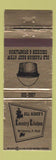 Matchbook Cover - Bill Maben's Kountry Kitchen Fort Worth TX