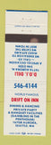Matchbook Cover - DOI Deli Drift On Inn Seattle WA