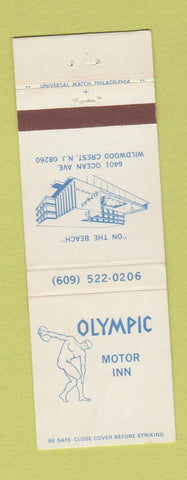 Matchbook Cover - Olympic Motor Inn Wildwood Crest NJ WEAR