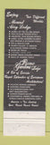 Matchbook Cover - Mount Airy Lodge Mount Pocono PA