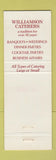 Matchbook Cover - Williamston Restaurant Bala Cynwyd Horsham PA