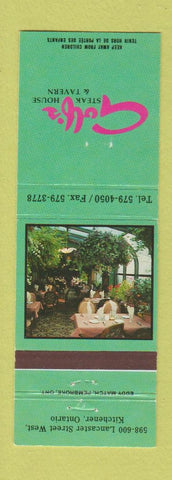 Matchbook Cover - Golf's Steak House Tavern Kitchener ON