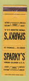 Matchbook Cover - Sparky's Virgin Islands Liquor Perfume Watches WEAR