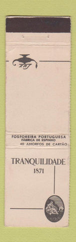 Matchbook Cover - Tranquilidade 1971 Portugal? WEAR