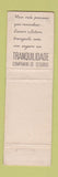 Matchbook Cover - Tranquilidade 1971 Portugal? WEAR