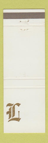Matchbook Cover - L Monogram?