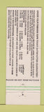 Matchbook Cover - Fashion Caps Hats girlie