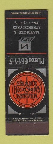 Matchbook Cover - Shane Electrotypes Beever Matrices Stereotypes