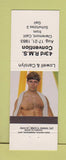 Matchbook Cover - RMS Convention 1983 Claremont CA hunk stud