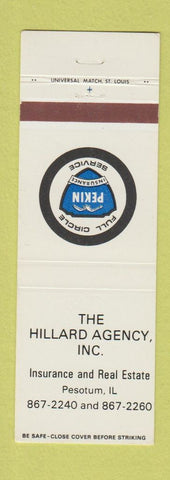 Matchbook Cover - Pekin Insurance Pesotum IL