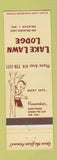 Matchbook Cover - Lake Lawn Lodge Delavan WI Indian