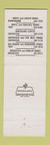Matchbook Cover - Maple House Pancakes Birmingham Troy Southfield Rochester MI