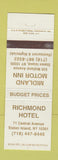 Matchbook Cover - Midland Motor Inn Richmond Hotel Staten Island NY
