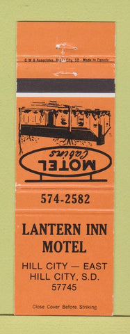 Matchbook Cover - Lantern Inn Motel Hill City SD