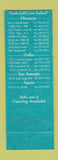 Matchbook Cover - Papadeaux Houston TX seafood lobster