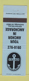 Matchbook Cover - Village Lounge Disco Anchorage AK