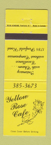 Matchbook Cover - Yellow Rose Cafe