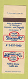 Matchbook Cover - Harlan T Longnecker's Pittsburgh PA Greentree Holiday Inn