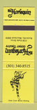 Matchbook Cover - Harlequin Dinner Theatre Rockville MD WEAR