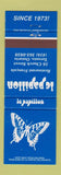 Matchbook Cover - Le Papillon Toronto ON butterfly