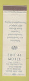 Matchbook Cover - Exit 44 Motel Victor NY