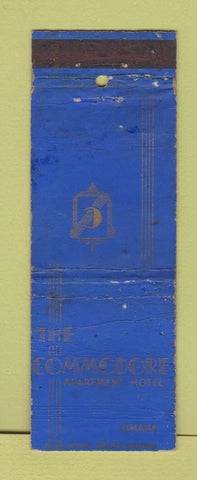 Matchbook Cover - Commodore Hotel Omaha NE WORN