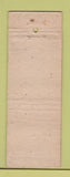 Matchbook Cover - Commodore Hotel Omaha NE WORN