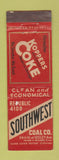 Matchbook Cover - Koppers Coke Coal Southwest Coal WORN