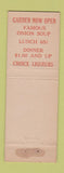 Matchbook Cover - Janet of France Restaurant New York City WORN