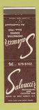 Matchbook Cover - Salvucci's Restaurant West Hurley NY