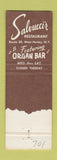 Matchbook Cover - Salvucci's Restaurant West Hurley NY