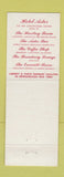 Matchbook Cover - Hotel Astor New York City WEAR
